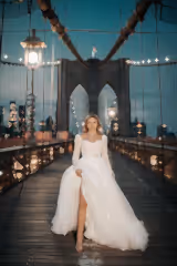 No One Üç Boyutlu Dantel A Kesim Gelinlik - Mediha Cambaz Bridal