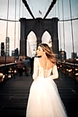 No One Üç Boyutlu Dantel A Kesim Gelinlik - Mediha Cambaz Bridal