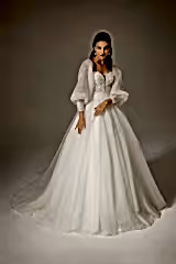 Oly Balon Kol Bohem A Kesim Gelinlik - Mediha Cambaz Bridal