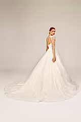 Palermo İşlemeli Dantel Prenses Model Gelinlik - Mediha Cambaz Bridal