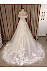 Pinknest Üç Boyutlu Dantel A Kesim Gelinlik - Mediha Cambaz Bridal