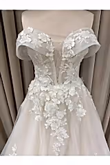 Pinknest Üç Boyutlu Dantel A Kesim Gelinlik - Mediha Cambaz Bridal