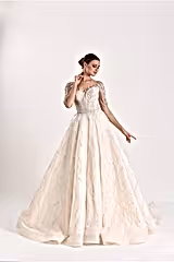 Queen2 Dubai Stili Dantel Prenses Model Gelinlik - Mediha Cambaz Bridal
