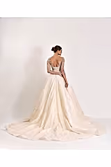 Queen2 Dubai Stili Dantel Prenses Model Gelinlik - Mediha Cambaz Bridal