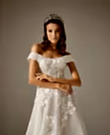 Reffa Simli Dantel Kayık Yaka A Kesim Gelinlik - Mediha Cambaz Bridal