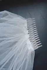 Rein Kırık Beyaz Taraklı Uzun Hayal Tül Duvak - Mediha Cambaz Bridal