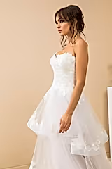 Rose Leaf Dantel Güpür Vintage A Kesim Gelinlik - Mediha Cambaz Bridal