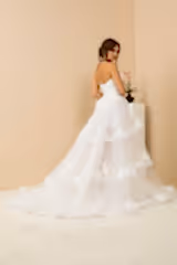Rose Leaf Dantel Güpür Vintage A Kesim Gelinlik - Mediha Cambaz Bridal