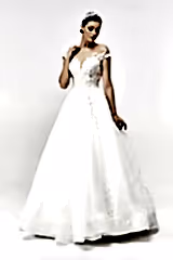 Royal Dantel Organze A Kesim Gelinlik - Mediha Cambaz Bridal