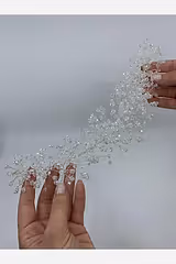 Sade Kristalli Saç Aksesuarı - Mediha Cambaz Bridal
