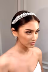 Sarah Boncuklu ve İncili Gelin Saç Aksesuarı - Mediha Cambaz Bridal