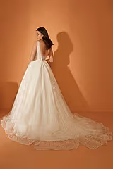 Sarah Işıltılı Dantel Prenses Model Gelinlik - Mediha Cambaz Bridal