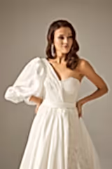 Seventy Hint İpek Dantel A Kesim Gelinlik - Mediha Cambaz Bridal