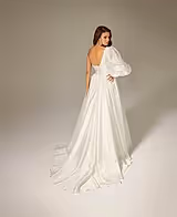 Seventy Hint İpek Dantel A Kesim Gelinlik - Mediha Cambaz Bridal