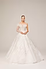 Tereza İncili Dantel Prenses Model Gelinlik - Mediha Cambaz Bridal