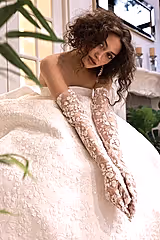 Valerie Straplez Dantel İşlemeli Prenses Model Gelinlik - Mediha Cambaz Bridal