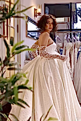 Valerie Straplez Dantel İşlemeli Prenses Model Gelinlik - Mediha Cambaz Bridal
