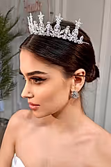Vita Zirkon Taşlı Gelin Tacı - Mediha Cambaz Bridal