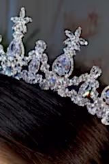 Vita Zirkon Taşlı Gelin Tacı - Mediha Cambaz Bridal