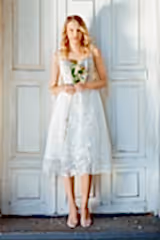 Weddress Star Tül Midi Nikah Elbisesi - Mediha Cambaz Bridal