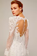 Zendaya Dantel Sırt Dekolteli Balık Gelinlik - Mediha Cambaz Bridal