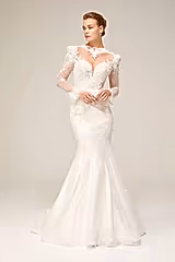 Zendaya Dantel Sırt Dekolteli Balık Gelinlik - Mediha Cambaz Bridal